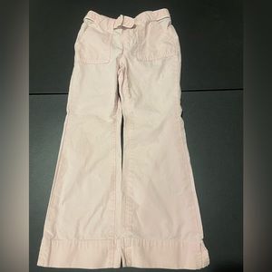 Light pink wide-leg pants
